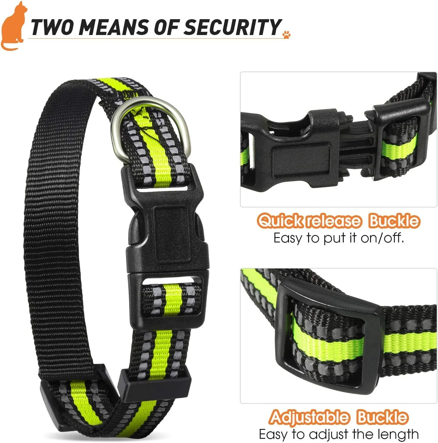 3 Pieces Dog Collar
