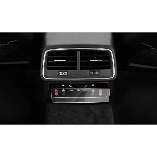 5PCS LFOTPP Car Navigation Screen Protector for 2019-2021 e-tron 10.1-Inch / 2019 Q8, Combined Package, Car Infotainment Up and Down Display Center Touchscreen & A/C Protective Film, Set of 5