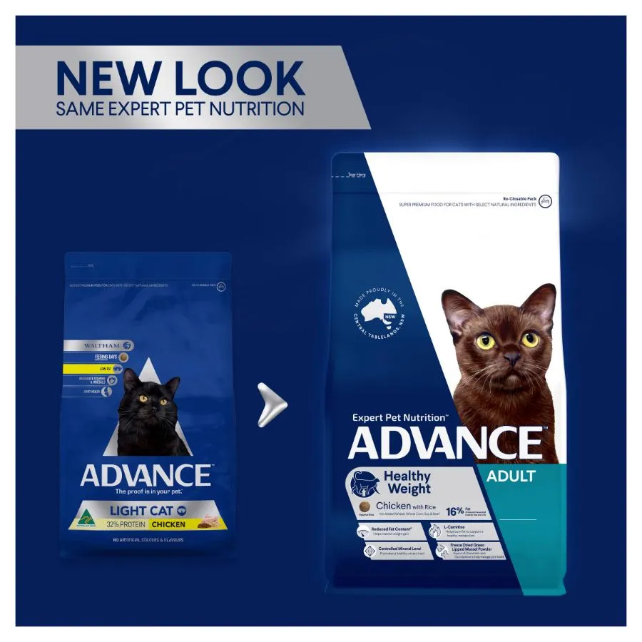 Advance Healthy Weight Adult Dry Cat Food 2kg