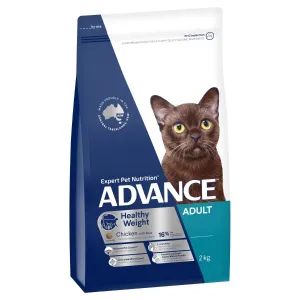 Advance Healthy Weight Adult Dry Cat Food 2kg