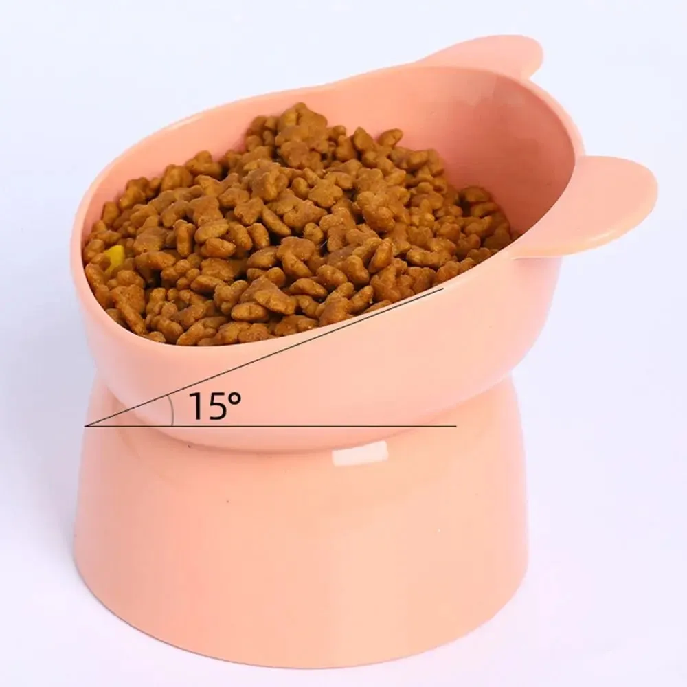 Anti-upset Home Cat Feeder Protects Cervical Vertebrae's Elevated Bowl High Feeding Bowl Pet Bowl
