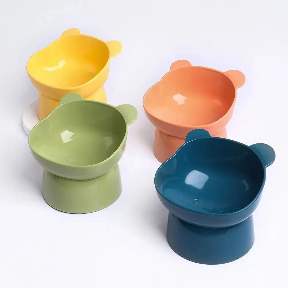 Anti-upset Home Cat Feeder Protects Cervical Vertebrae's Elevated Bowl High Feeding Bowl Pet Bowl