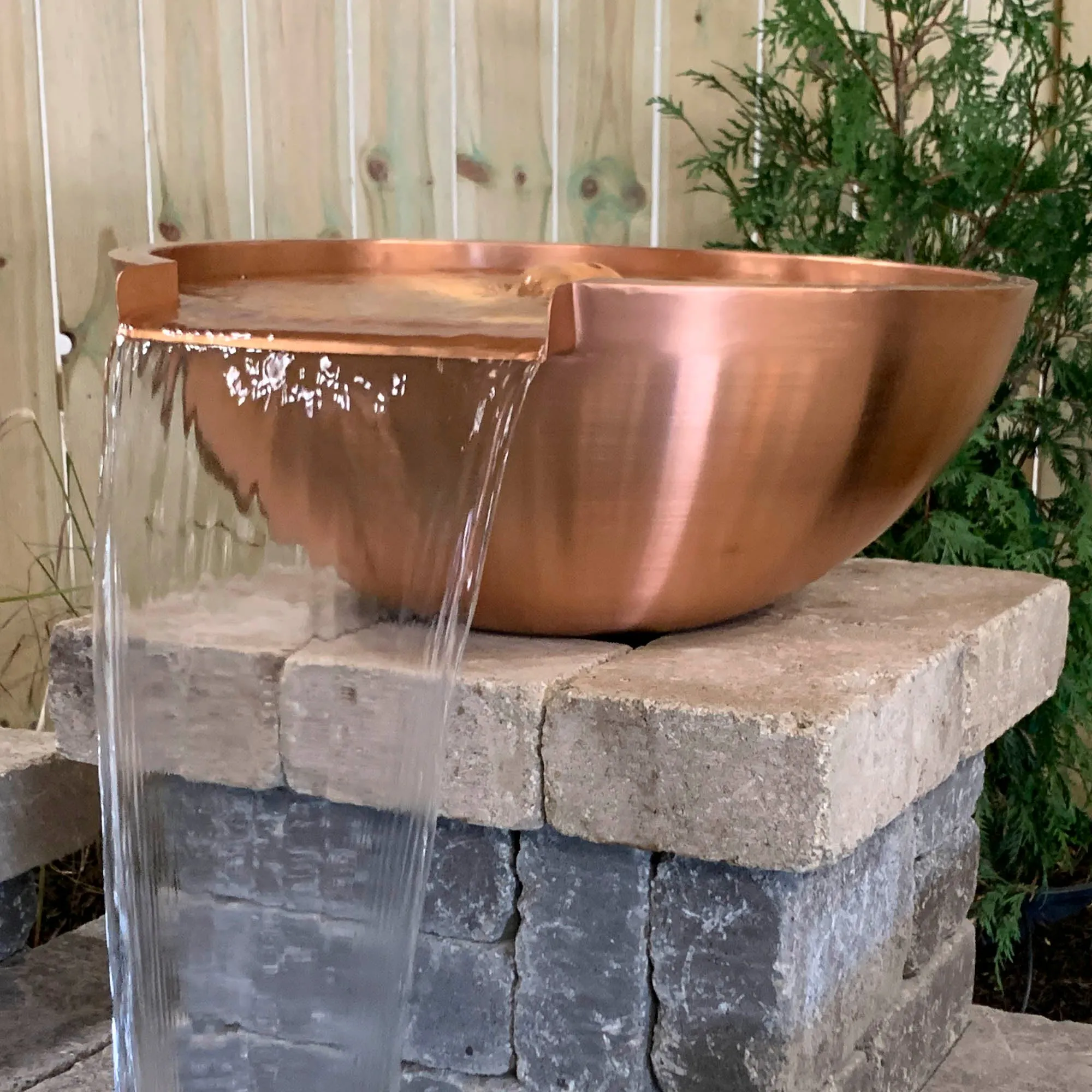 Atlantic 26" Copper Bowl with 12" Spillway