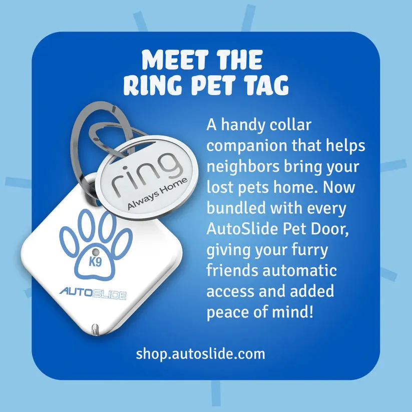 Autoslide Smart Tag Pet Door Kit