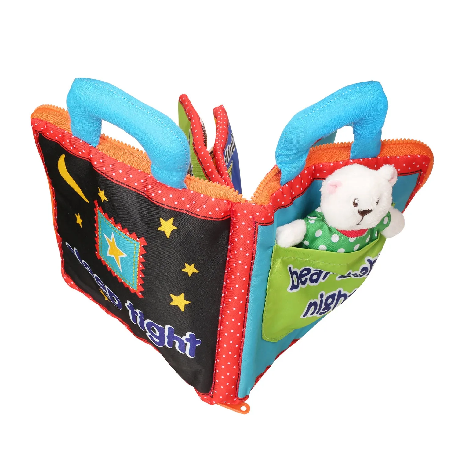 Baby Moo Daily Multicolour Activity Cloth Book