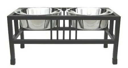 Baron Double Raised Dog Bowl