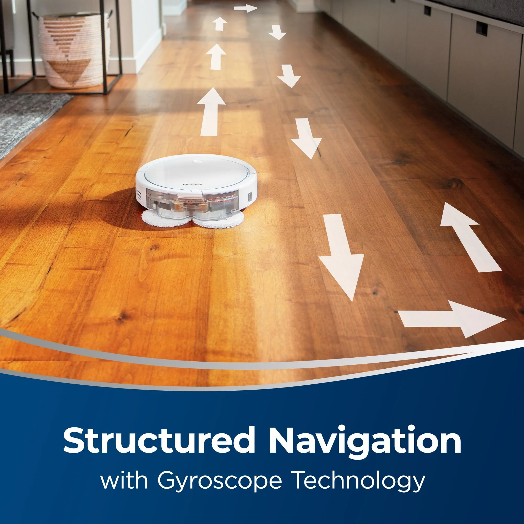 BISSELL SpinWave Wet, Dry Robotic Vacuum Cleaner