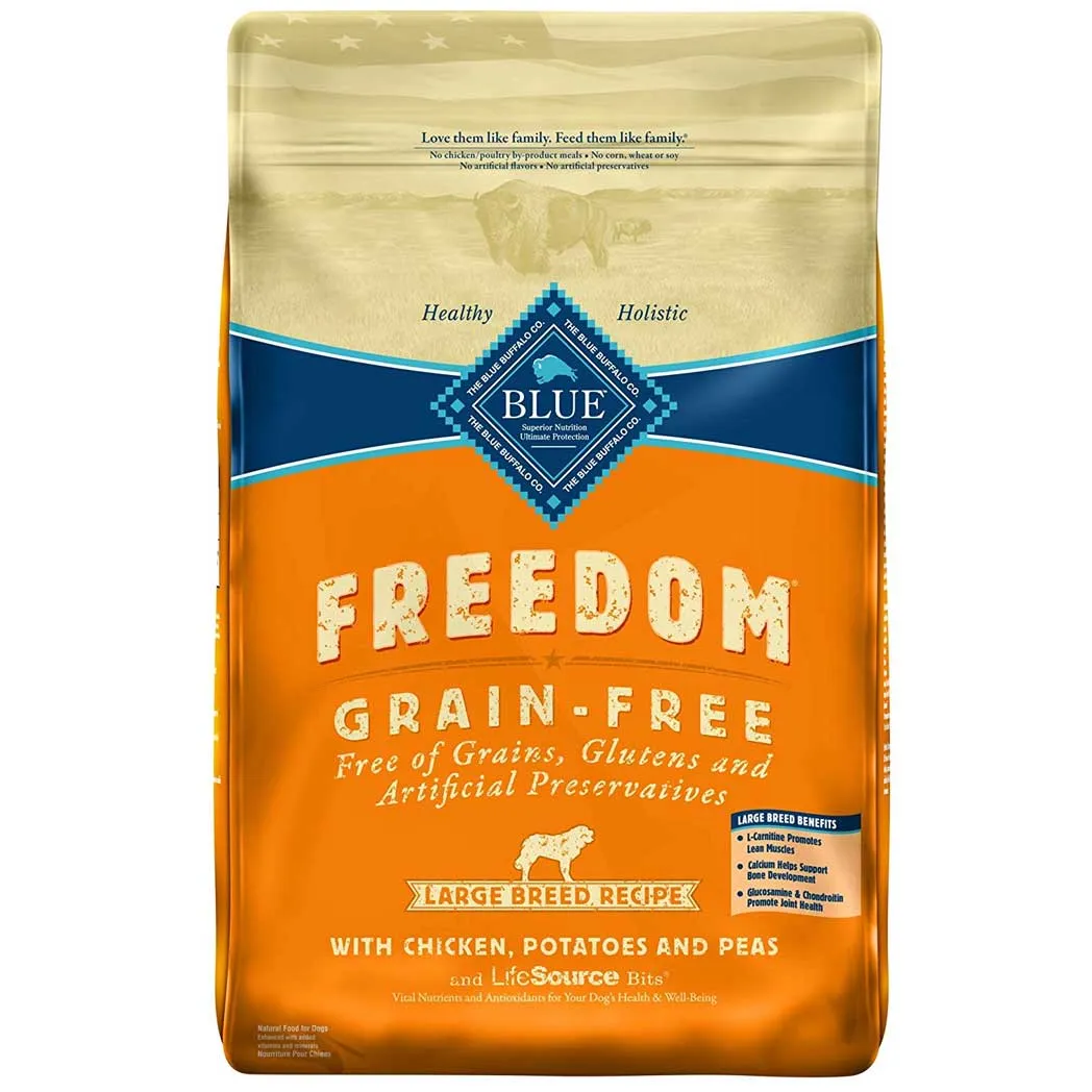 Blue Buffalo Freedom Grain Free Large Breed Chicken Dry Dog Food