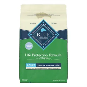 Blue Buffalo Life Protection Formula Natural Adult Dry Dog Food, Lamb and Brown Rice
