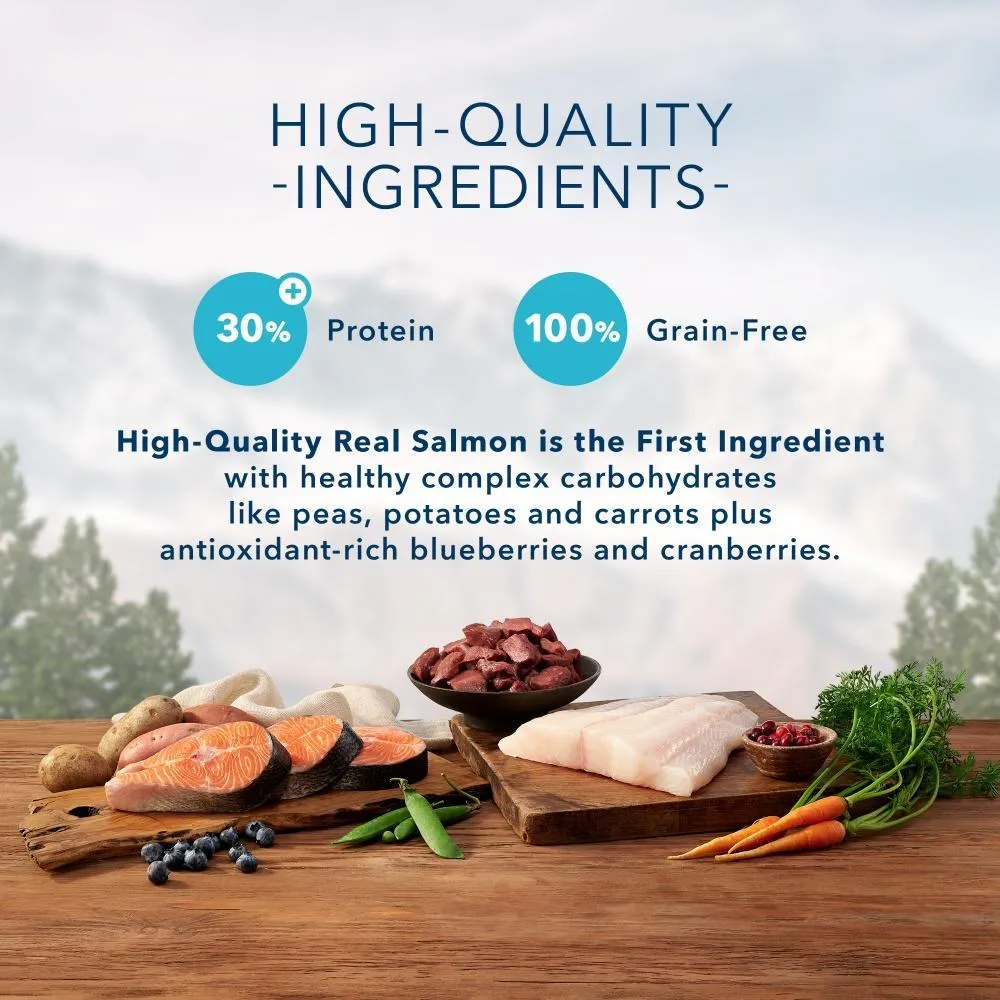 Blue Buffalo Wilderness Grain Free Natural Denali Dinner with Salmon, Venison & Halibut Dry Dog Food