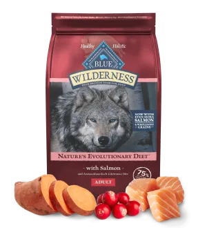 Blue Buffalo Wilderness Grain Free Salmon Recipe Adult Dry Dog Food