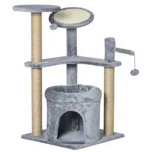 Deluxe Cat Activity Center Tower, 87cm - Grey