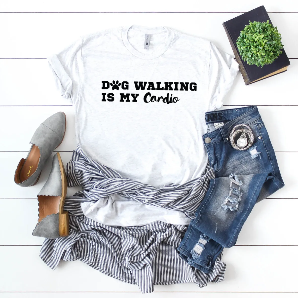 Dog Walking Is My Cardio T-Shirt