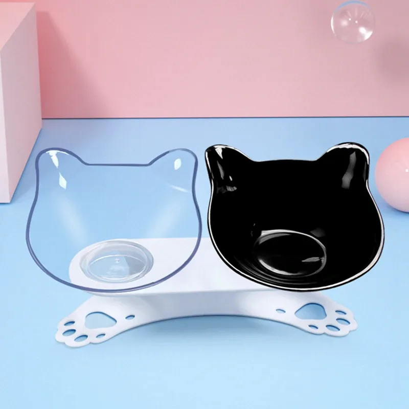 Elevated Cat Food and Water Bowls