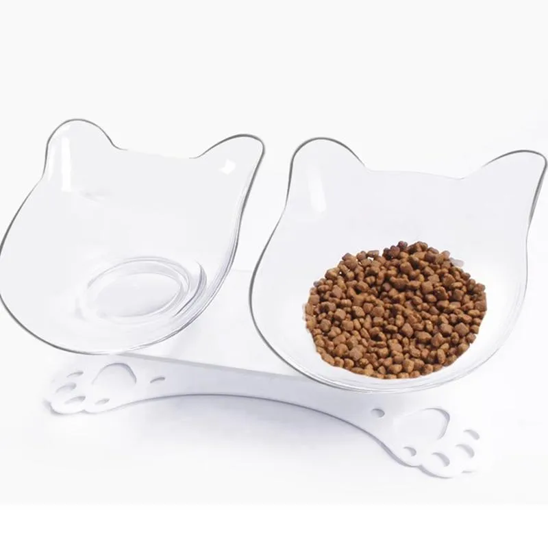 Elevated Cat Food and Water Bowls