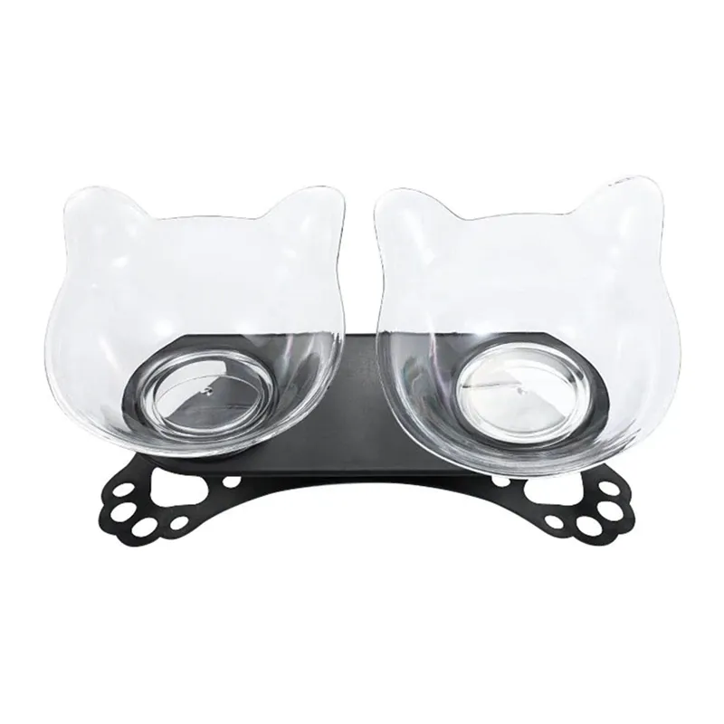 Elevated Cat Food and Water Bowls
