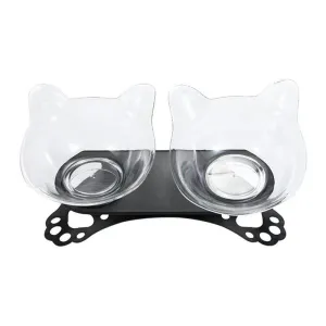 Elevated Cat Food and Water Bowls