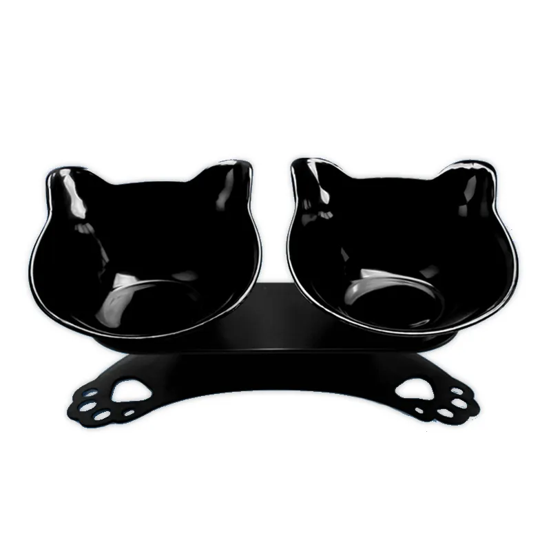 Elevated Cat Food and Water Bowls