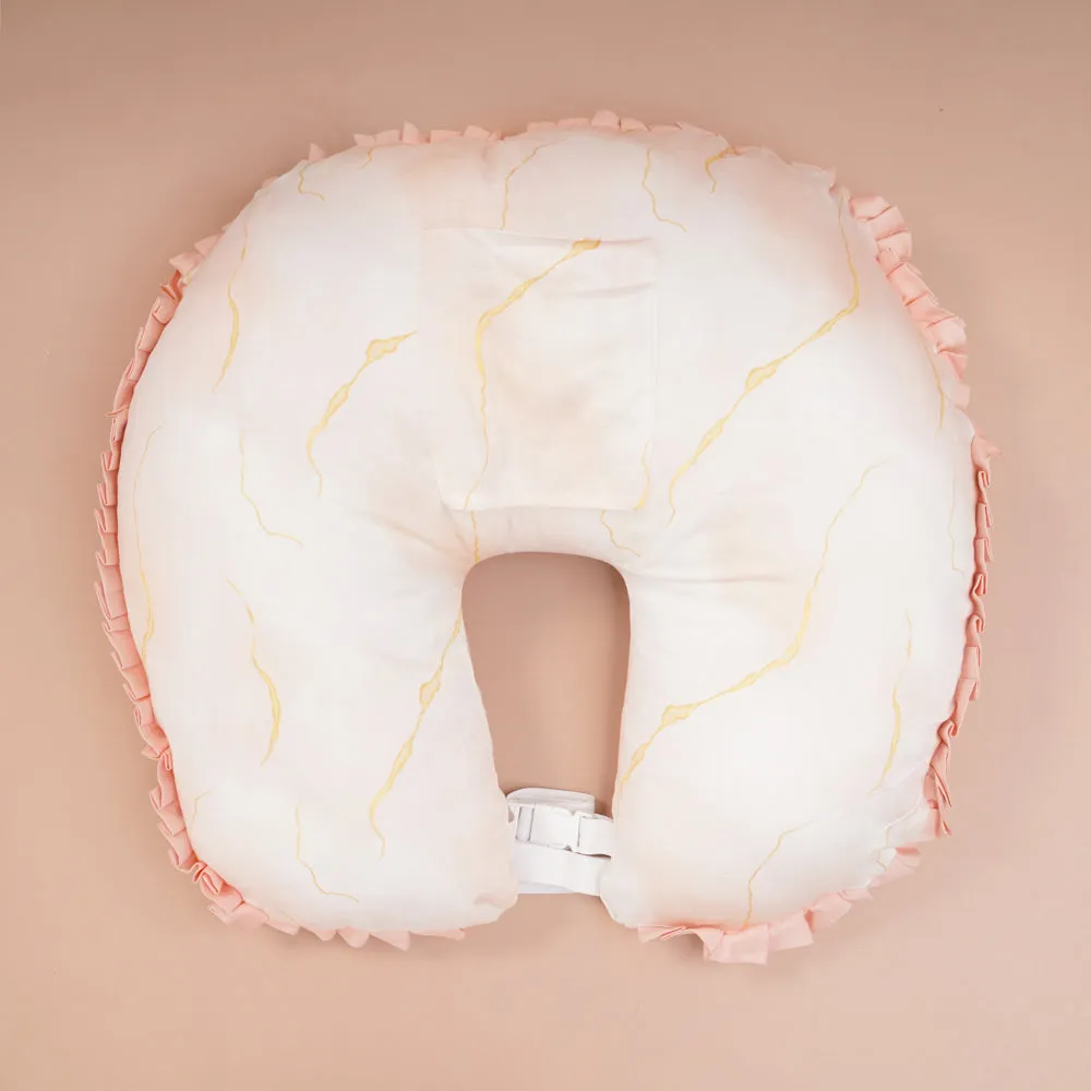 Fancy Fluff Organic Feeding Pillow With Reclining Support Pillow - Day Dream