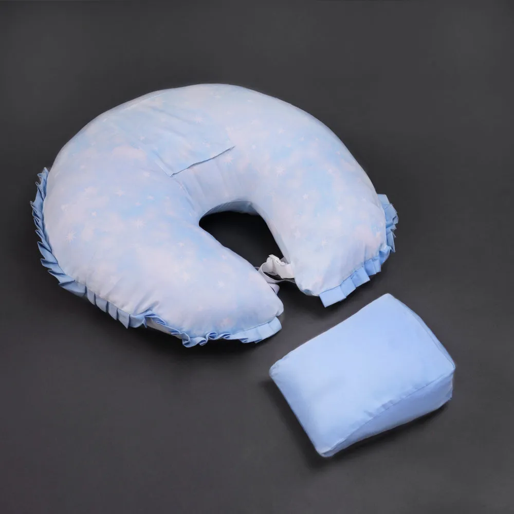Fancy Fluff Organic Feeding Pillow with Reclining Support Pillow - Nova