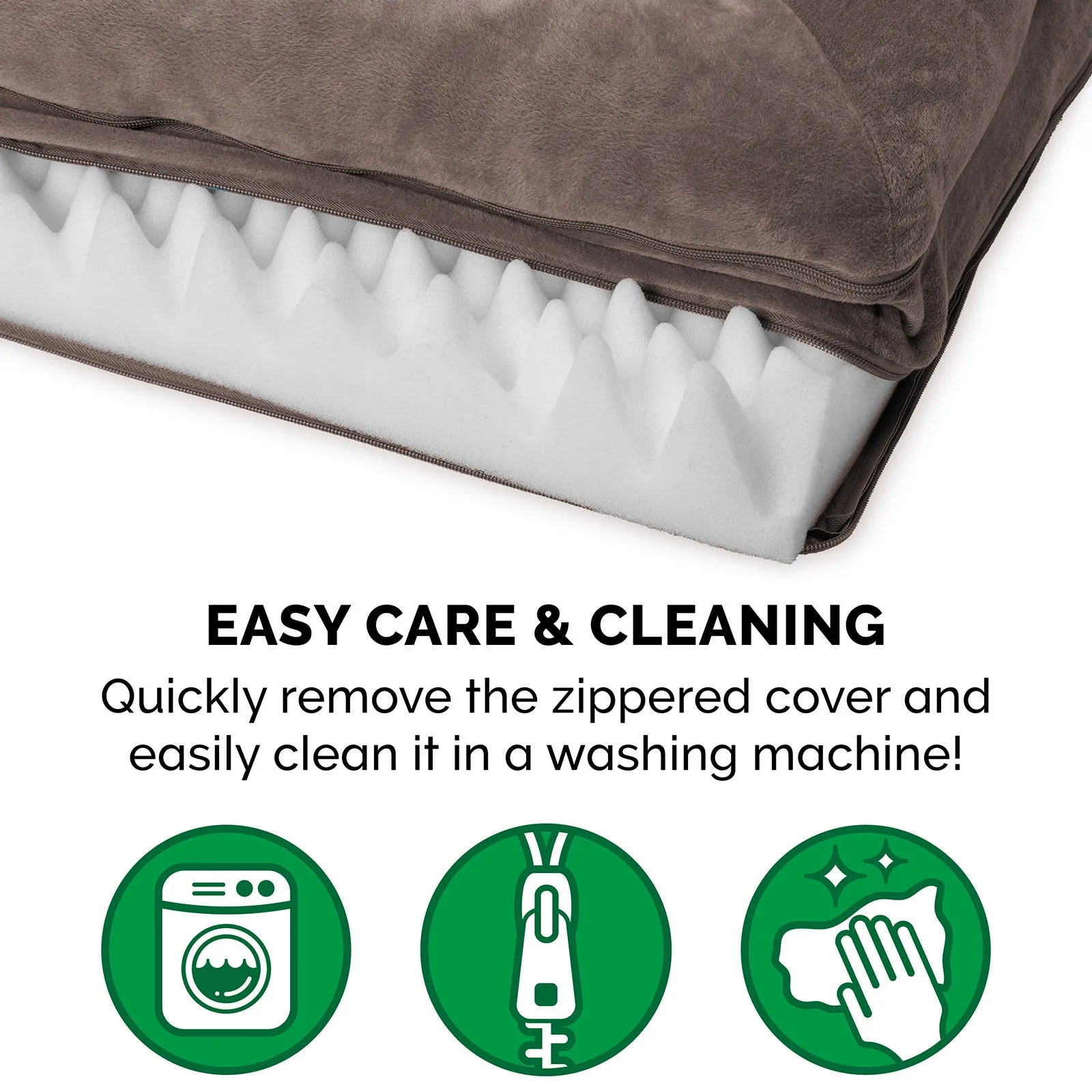Faux Fur & Velvet Sofa-Style Couch Pet Bed
