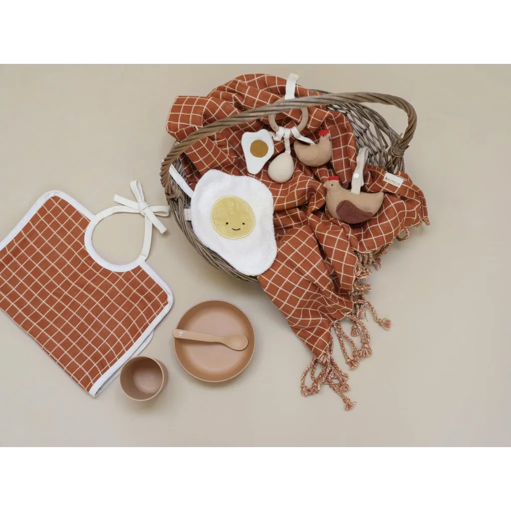 Feeding Bib - Grid