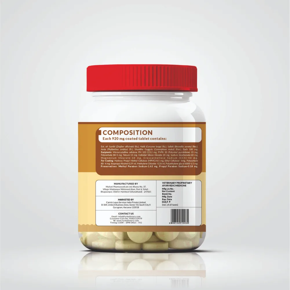 FurBall Story Jump O Joint Care tablets for Dogs and Cats