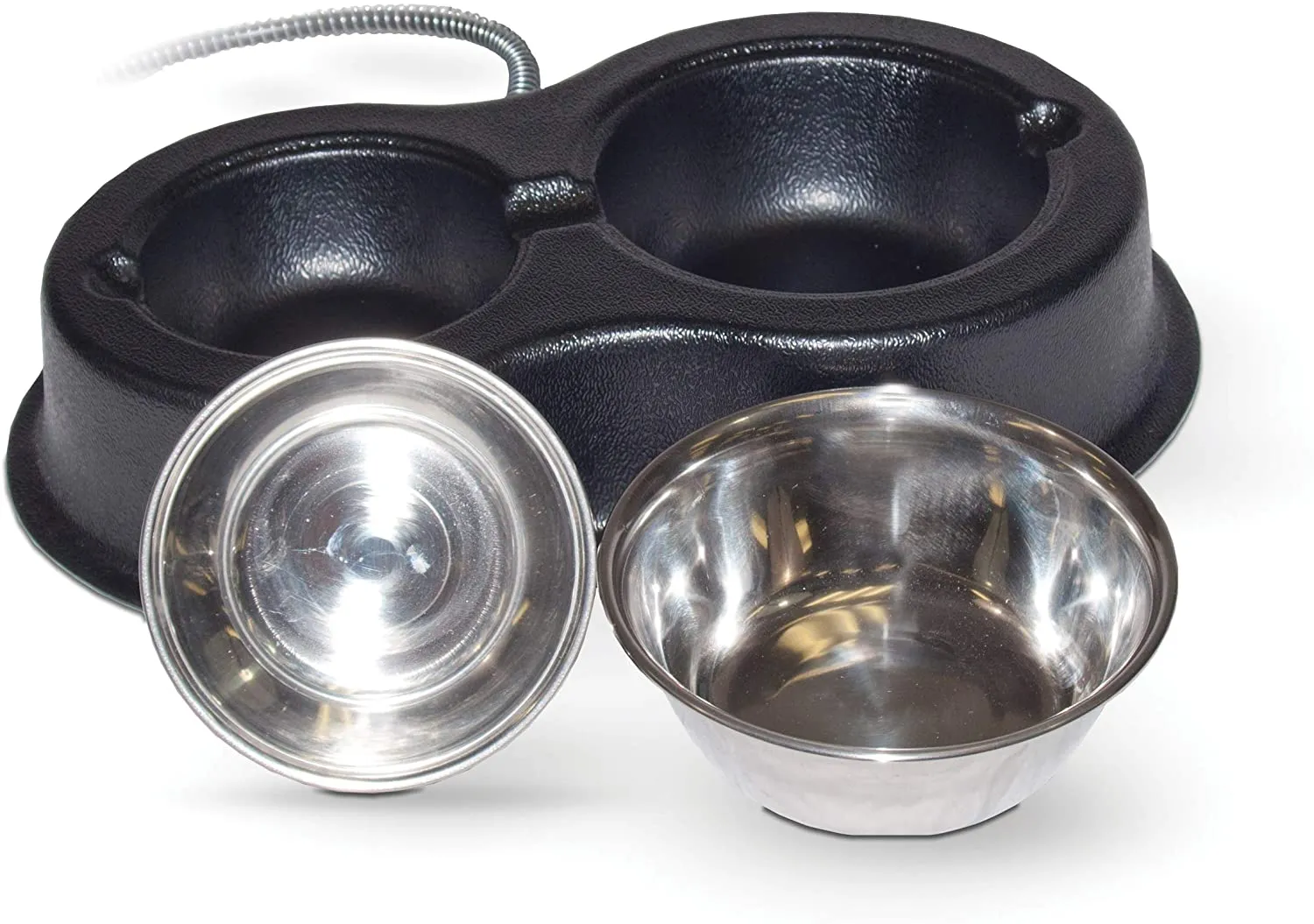 Heated Outdoor Cat Bowls - Thermo-Kitty Café - Keeps Food and Water from Freezing
