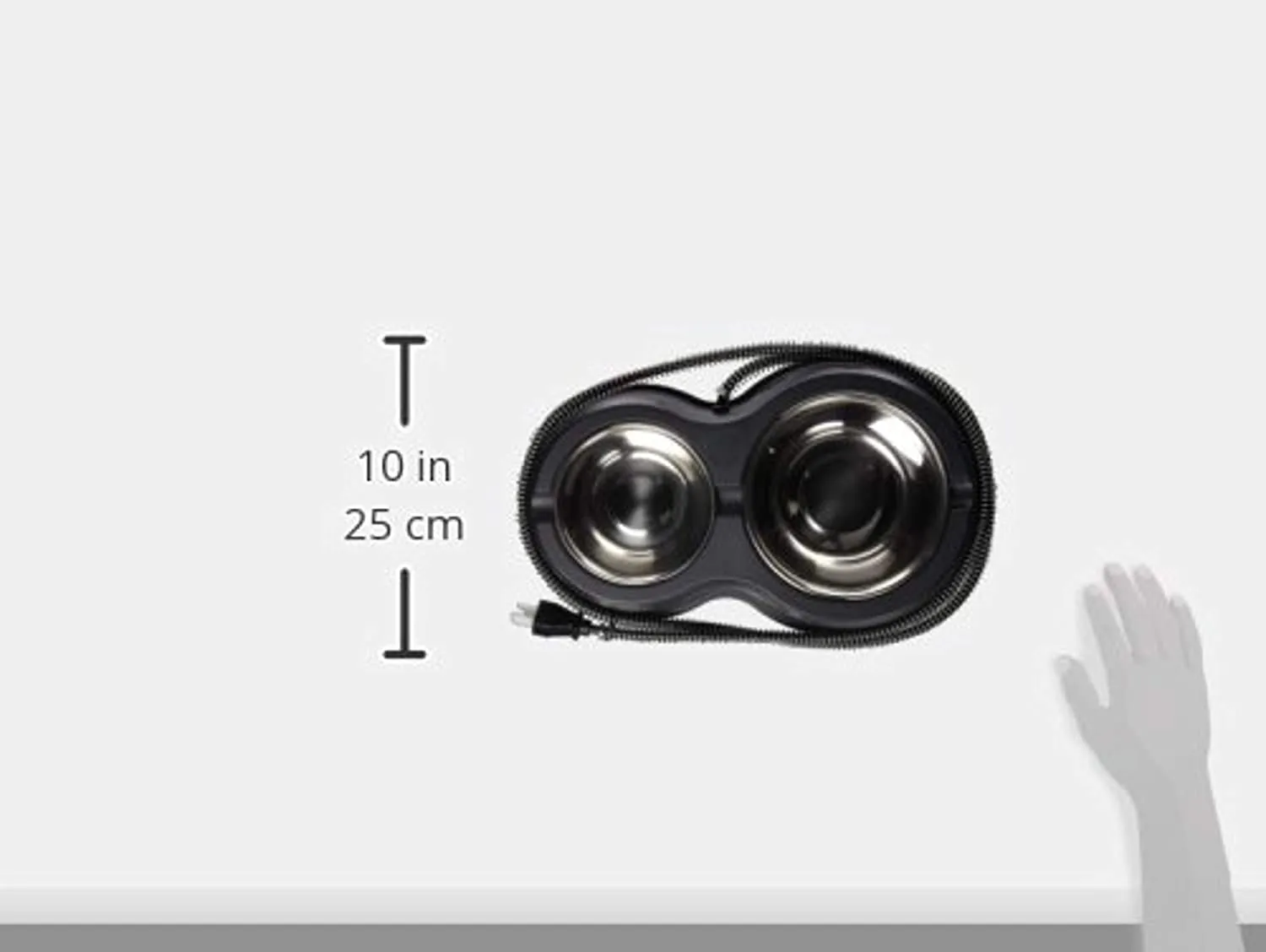 Heated Outdoor Cat Bowls - Thermo-Kitty Café - Keeps Food and Water from Freezing