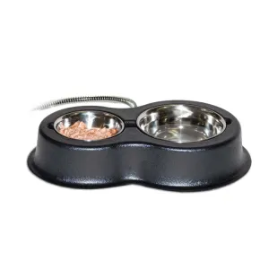 Heated Outdoor Cat Bowls - Thermo-Kitty Café - Keeps Food and Water from Freezing