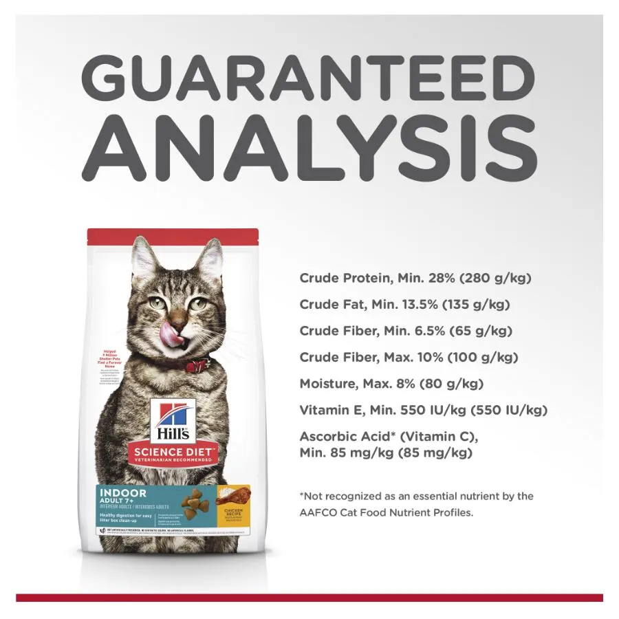 Hills Science Diet Adult 7 Plus Indoor Dry Cat Food