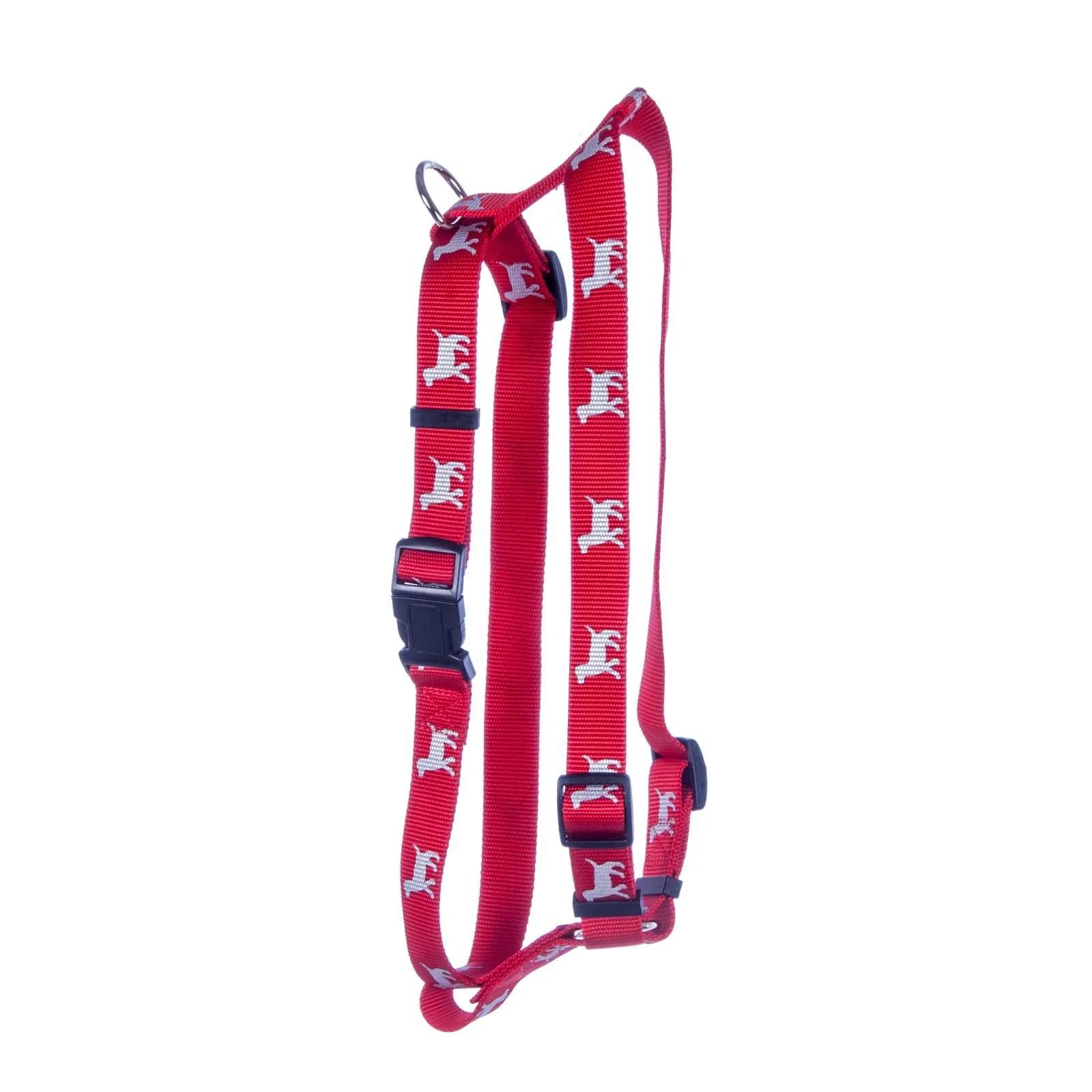 Jeffers Reflective Hound Series Nylon Dog Harness, 5/8" x 12" to 20"