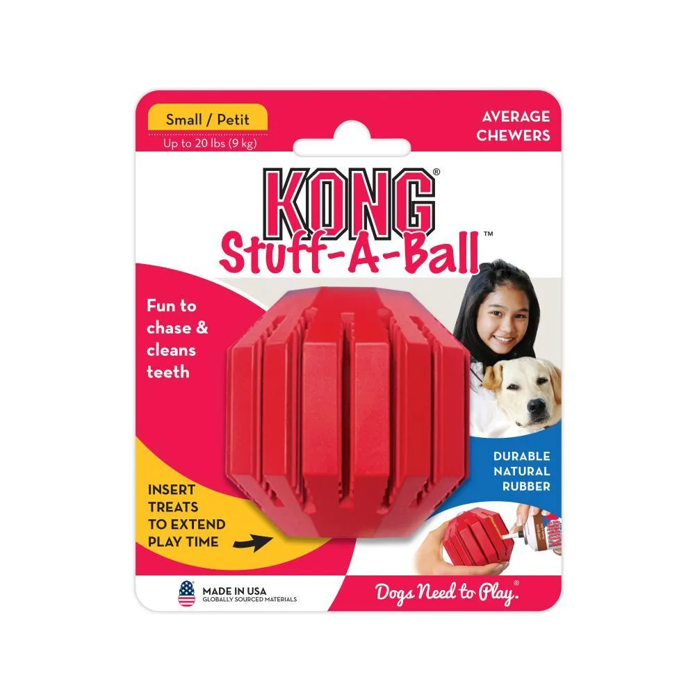 KONG Stuff a Ball Dog Toy (Medium: 15-35 lbs)