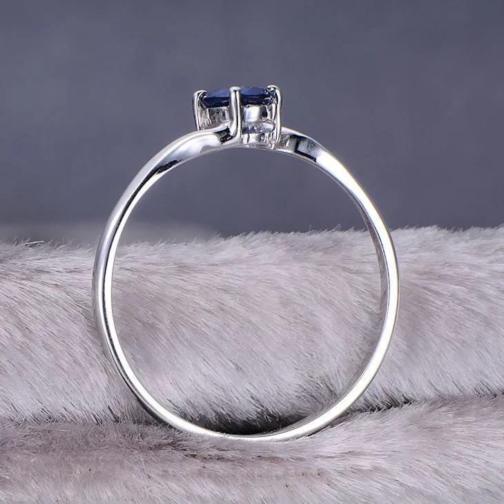 Limited Sapphire time Sale Offer Divine Inexpensive Solitaire Engagement Ring 0.25 Carat Moissanite Diamond on 10k Gold