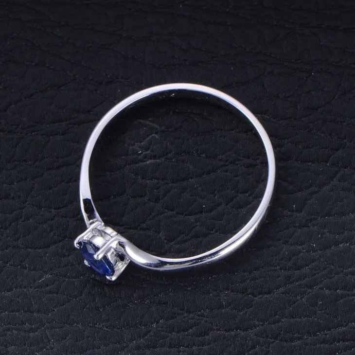 Limited Sapphire time Sale Offer Divine Inexpensive Solitaire Engagement Ring 0.25 Carat Moissanite Diamond on 10k Gold