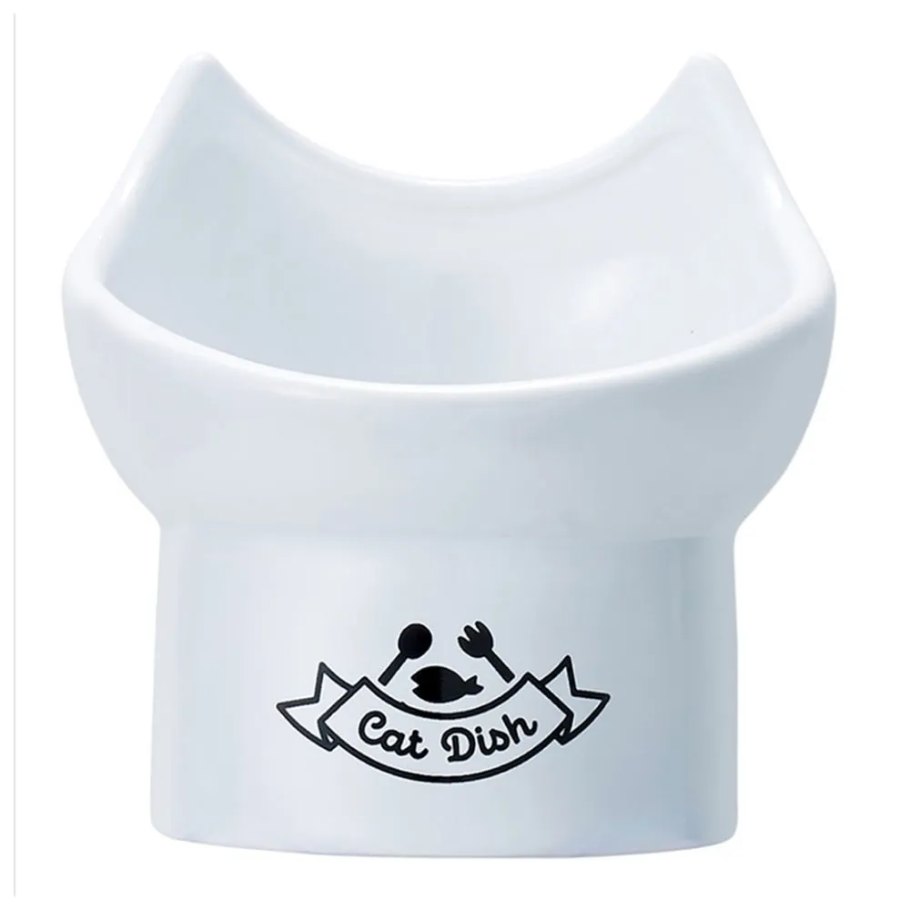 Marukan Tall Ceramic Food Dish Cat Tray (Size 13)