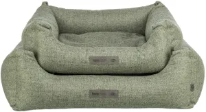 Matteo bed, square, 80 x 60 cm, olive green