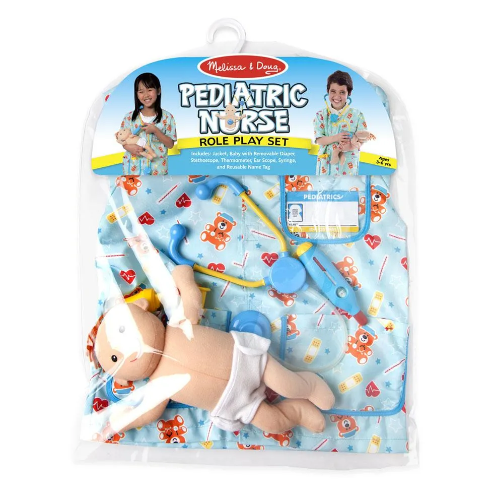 Melissa & Doug Role Play Costume Set Pediatric Nurse