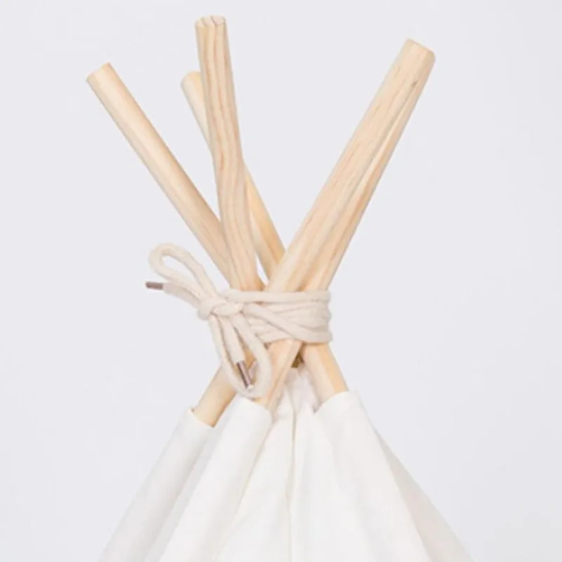Modern Boho Dog Teepee with Plush Dog Bed Cushion