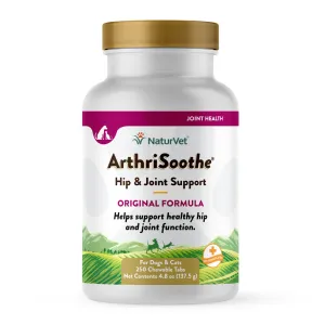 NaturVet Arthrisoothe Hip & Joint Formula Tablets for Cogs and Cats 250pcs
