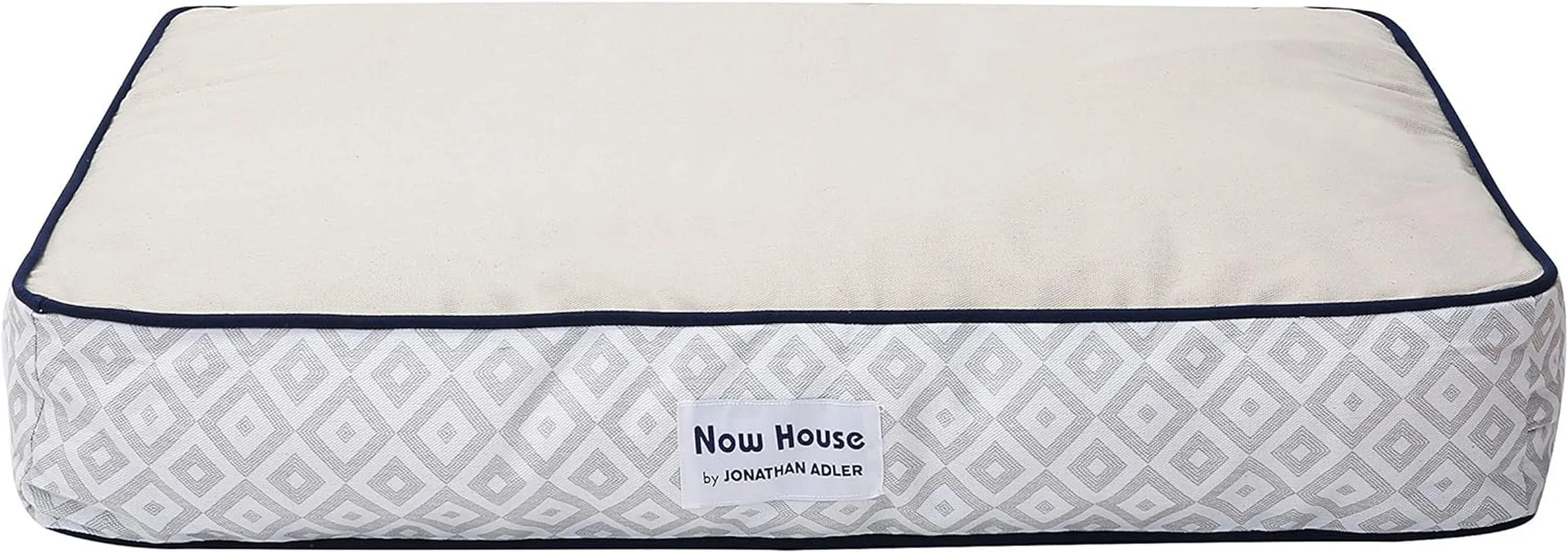 Now House for Pets by  Grey Diamond Cushion Dog Bed, Medium Medium Dog Bed Washable Dog Bed for Medium Dogs by Now House by  (FF16059)