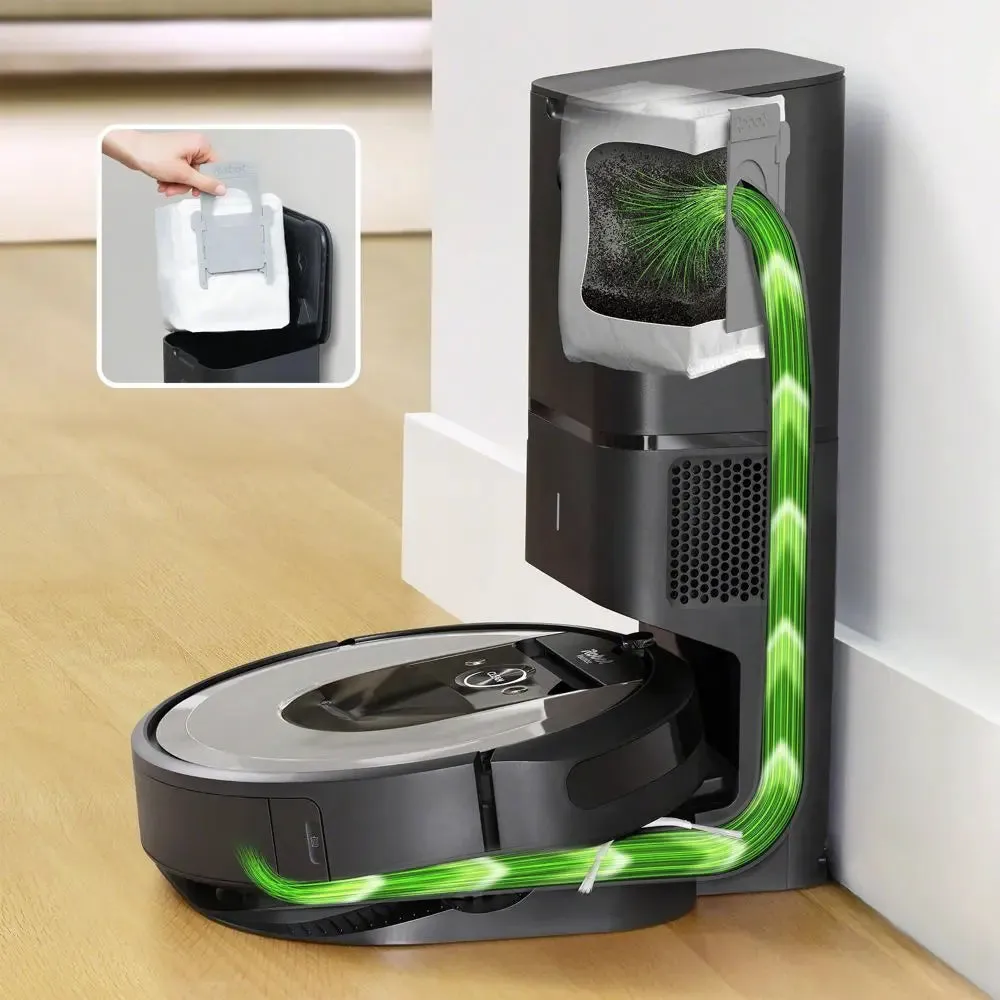 Open Box - iRobot Roomba i6  Wi-Fi Robot Vacuum with Automatic Dirt Disposal