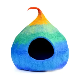 Organic Felt Wool Cat Caves (multiple colours)