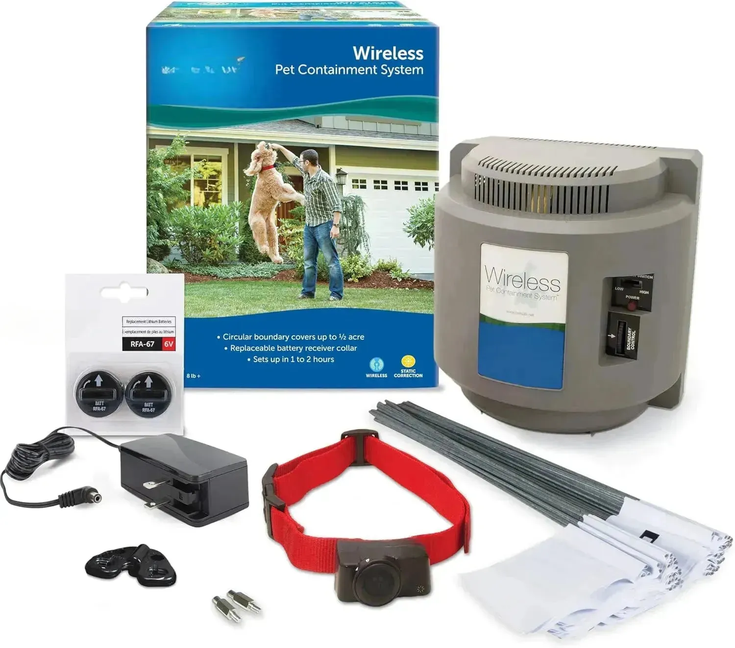 PetSafe Wireless Fence with Extra Battery Pack