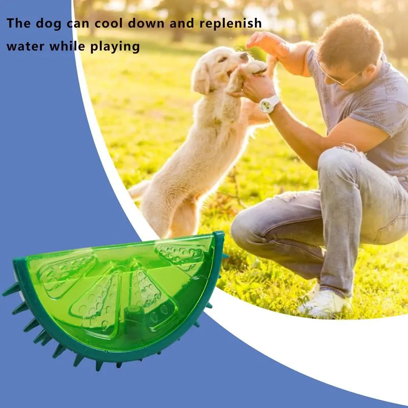 Puppy Chewing Toy Durable Teether Cooling Chew Toys With Fruit Shape Design Tough Freezable