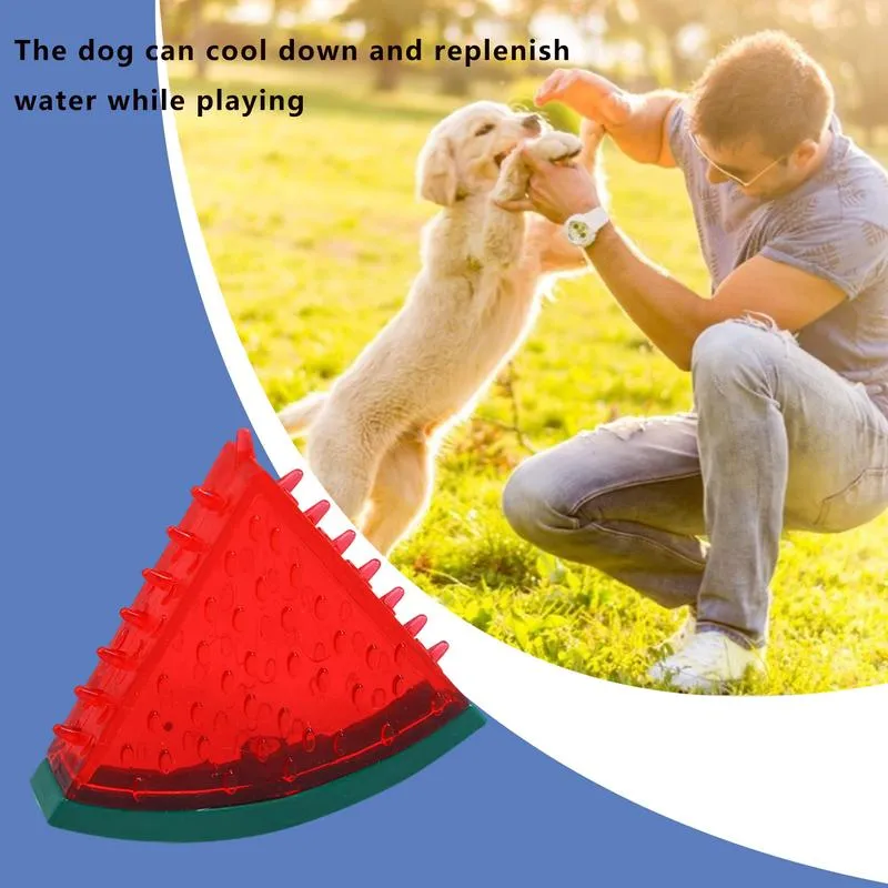 Puppy Chewing Toy Durable Teether Cooling Chew Toys With Fruit Shape Design Tough Freezable