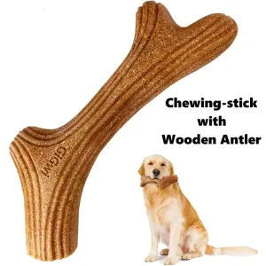 Real Wooden Deer Antler Dog Chew Toy – Durable & Tough