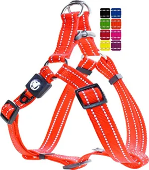 Reflective Nylon Step-In Dog Harness - Adjustable Chest Harness Dogs - Xs