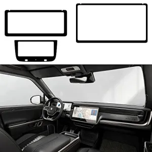 Screen Protectors for Rivian R1T / R1S (PET based, Easy Install, No Bubbles) (All 3 (Navigation   Dash   Back), Matte)