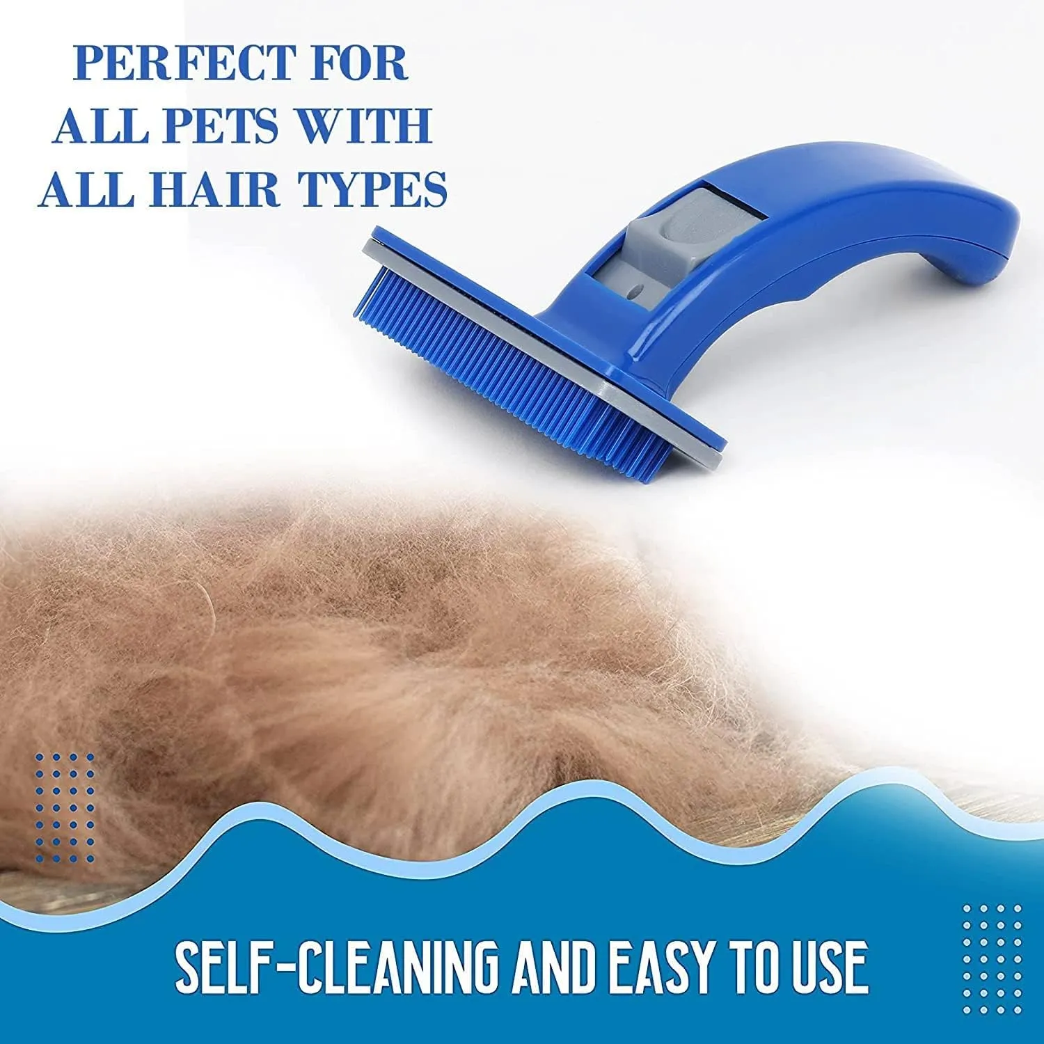 Self-Cleaning Pet Hair Brush: Keep Your Space Fur-Free